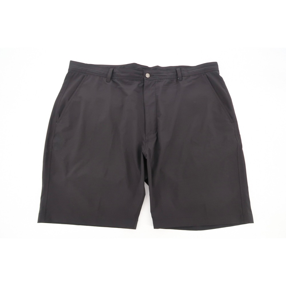 Footjoy Mens 42 Lightweight Performance Golf Shorts Black Solid Stretch